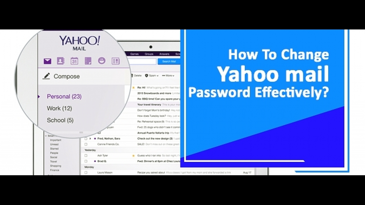 how to change yahoo picture