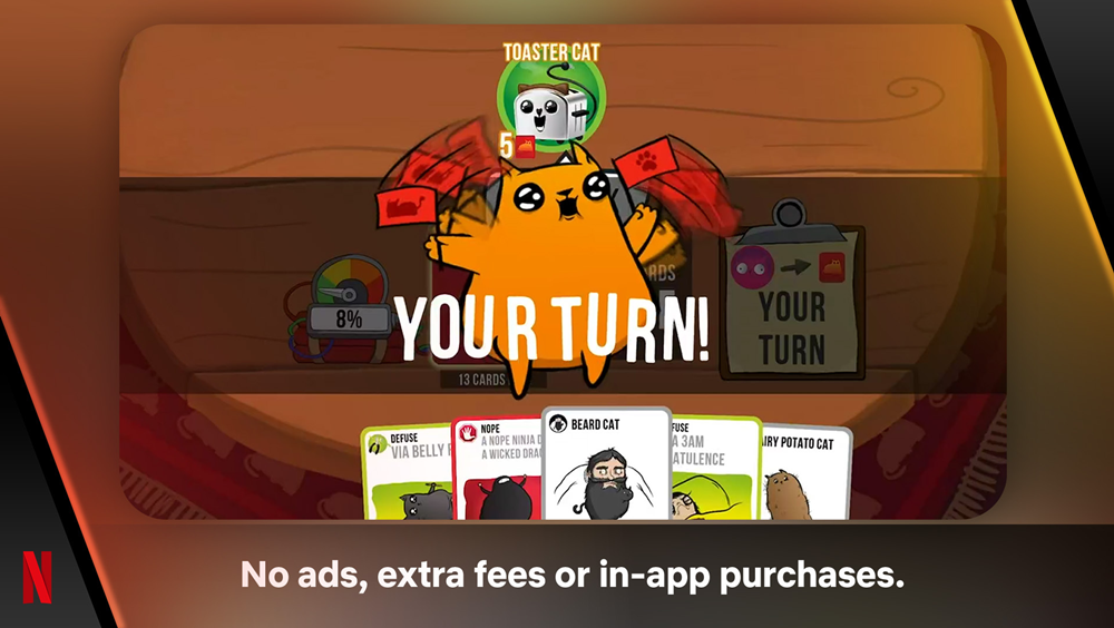 Exploding Kittens 9 Lives แนะนำ เกมเด็ก สนุก ๆ ใน Netflix