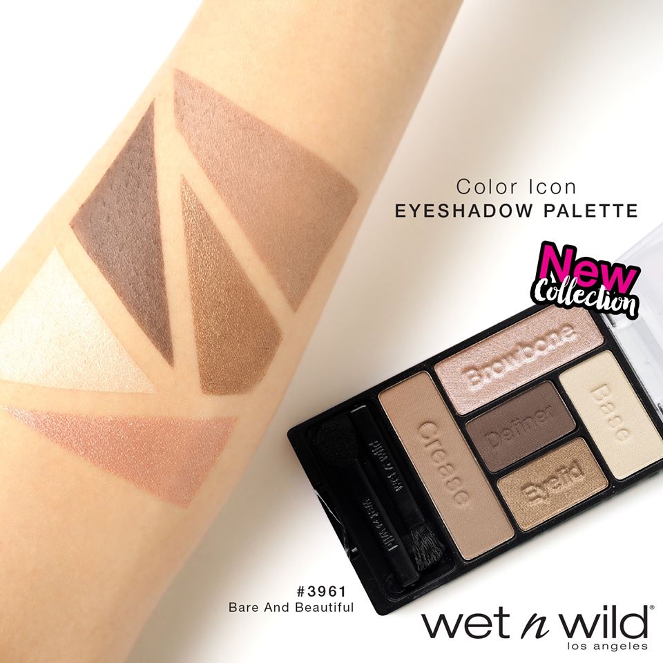 Wet n Wild Color Icon Eyeshadow Palette ส #3961 Bare and Beautiful 
