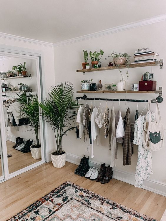 ไอเดียจัดห้องมุมแต่งตัวแบบ Open Closet