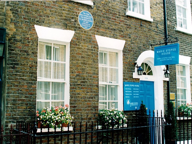 http://sites.jmu.edu/woolfintimeandspace/marie-c-stopes-and-the-first-birth-control-clinic-in-london/