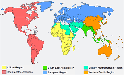 http://www.who.int/about/regions/en/