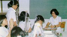 การเรียนภาคทฤษฎีของนักเรียนเจ้าพนักงานสาธารณสุข