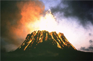 ภูเขาไฟระเบิด